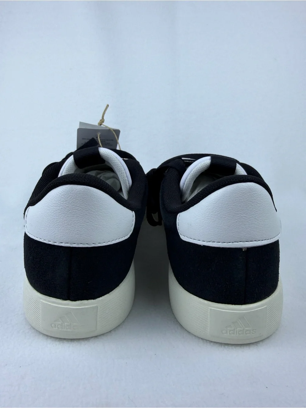 NWT Adidas VL Court 3.0 Sneakers – Black & White – Women’s Size 7.5